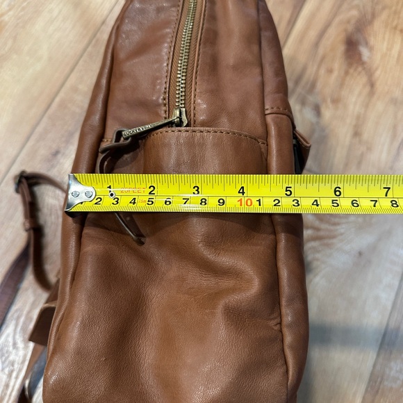 Lucky Brand Brown Leather Backpack - Picture 7 of 7